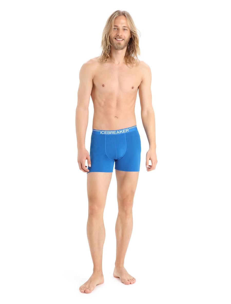 Icebreaker Merino Anatomica Boxers Miesten Alusvaatteet Sininen | FI 1311TCEV